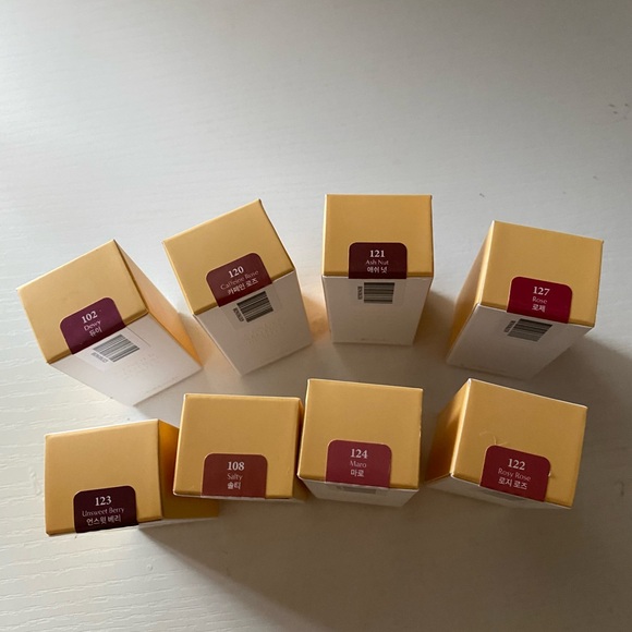 Laka Other - Bundle of Laka Fruity Glam Lip Tint Mini, 8 colors, new with box